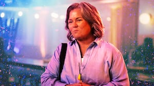 A photo illustration of Rosie O’Donnell in season 3 of "And Just Like That..."
